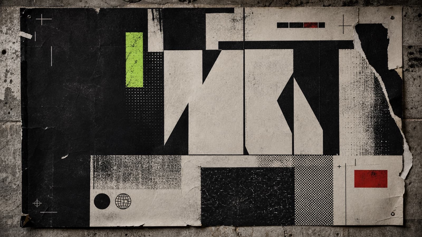 Neo-Brutalist Print by @hard_paper
