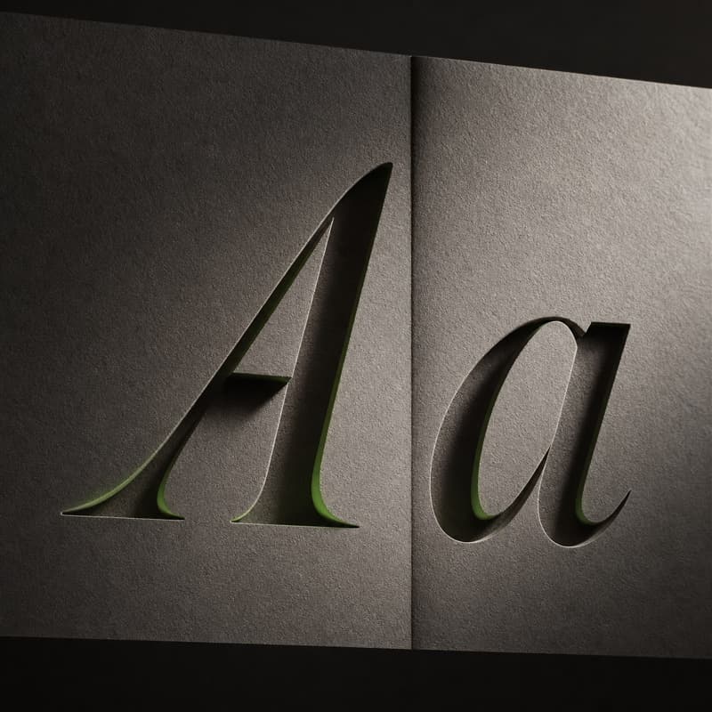 Display serifs